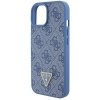 Guess GUHCP15SP4TDSCPB iPhone 15 / 14 / 13 6.1 niebieski/blue hardcase Crossbody 4G Metal Logo